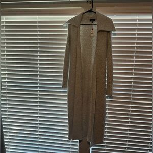 Express sweater coat gray